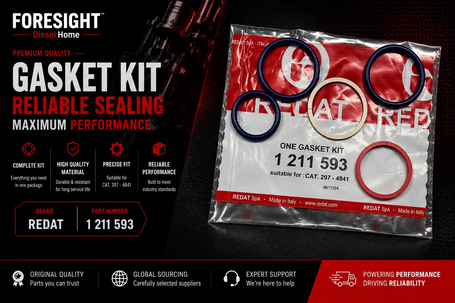 Redat Injector Gasket Kit
