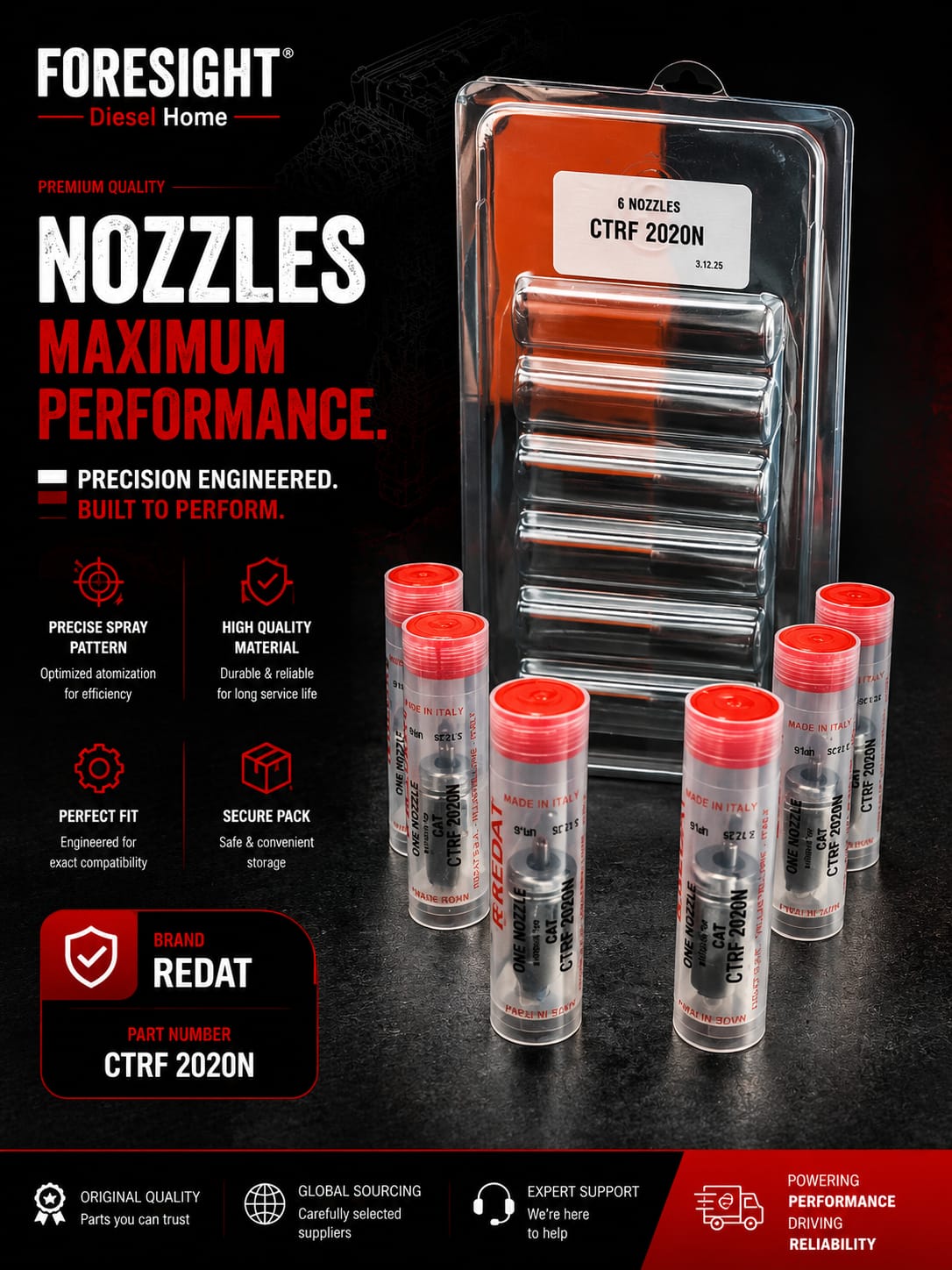 C7 Injector Nozzle Redat – CTRF 2020