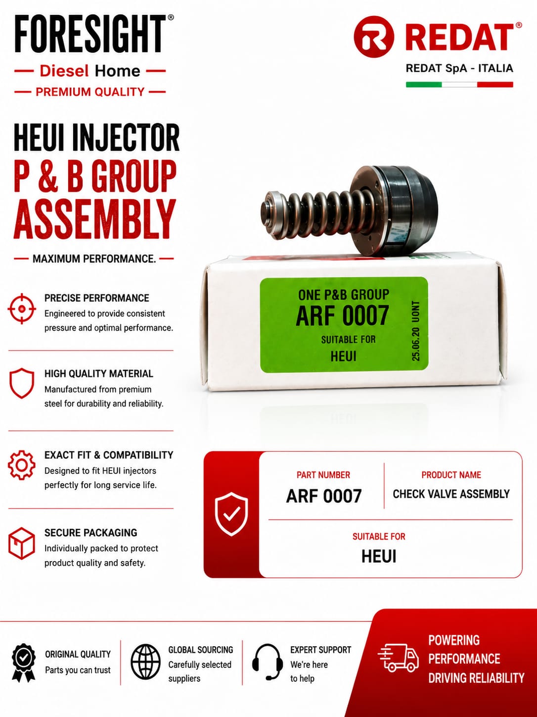 HEUI 3126 Injector Plunger 0007 – Redat ARF 0007
