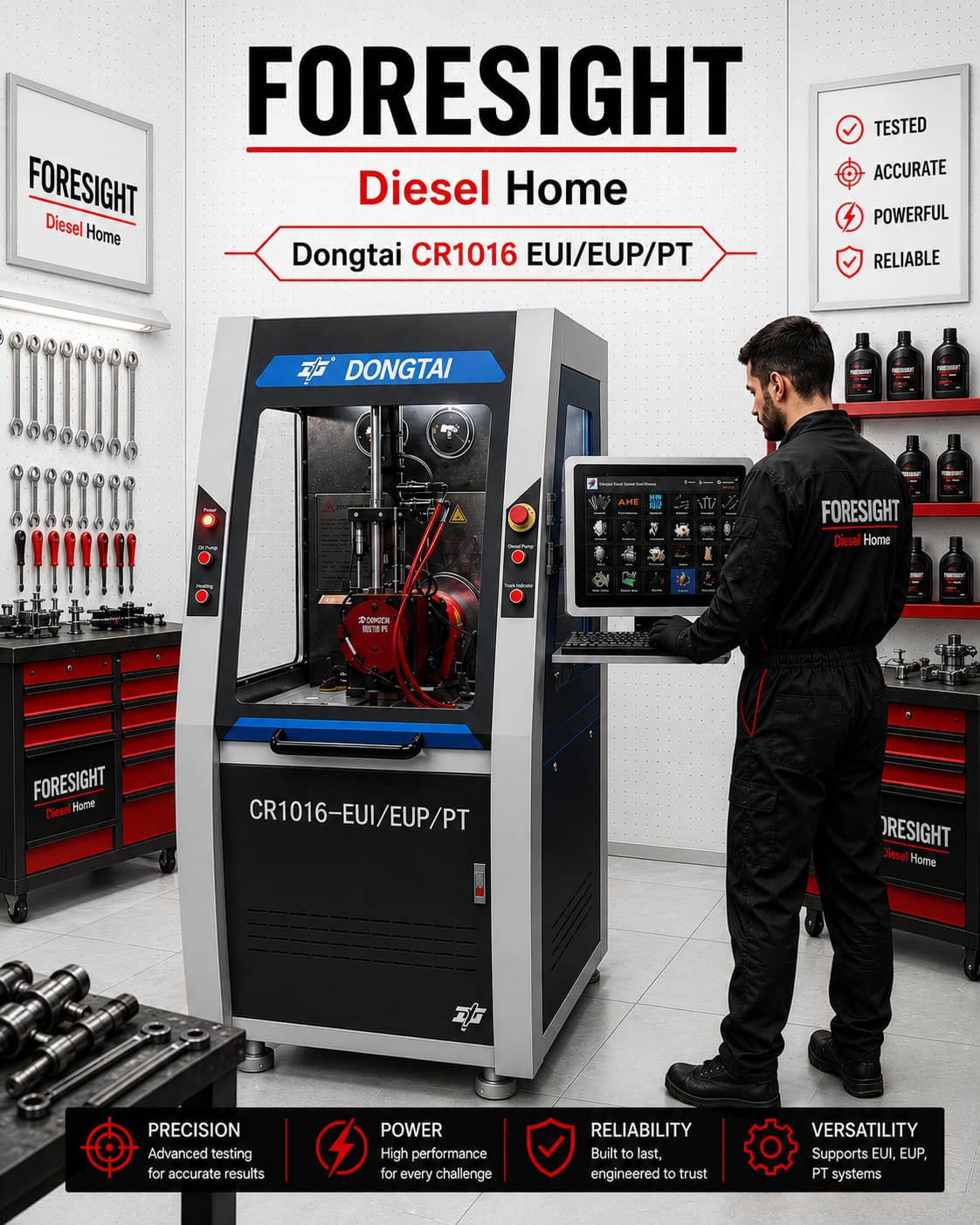 DONGTAI - CR1016 EUI Test Bench – Cam Box Unit Testing