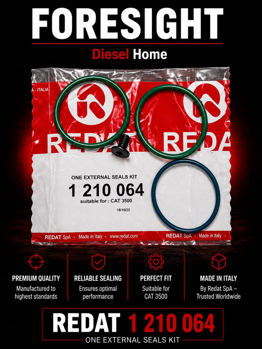 External O-Ring Kit Injector 3500