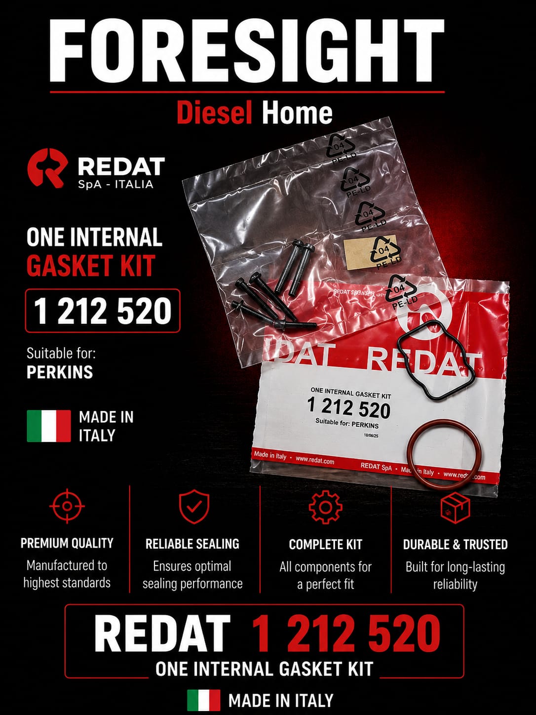Internal O-Ring Kit for Injector – Redat