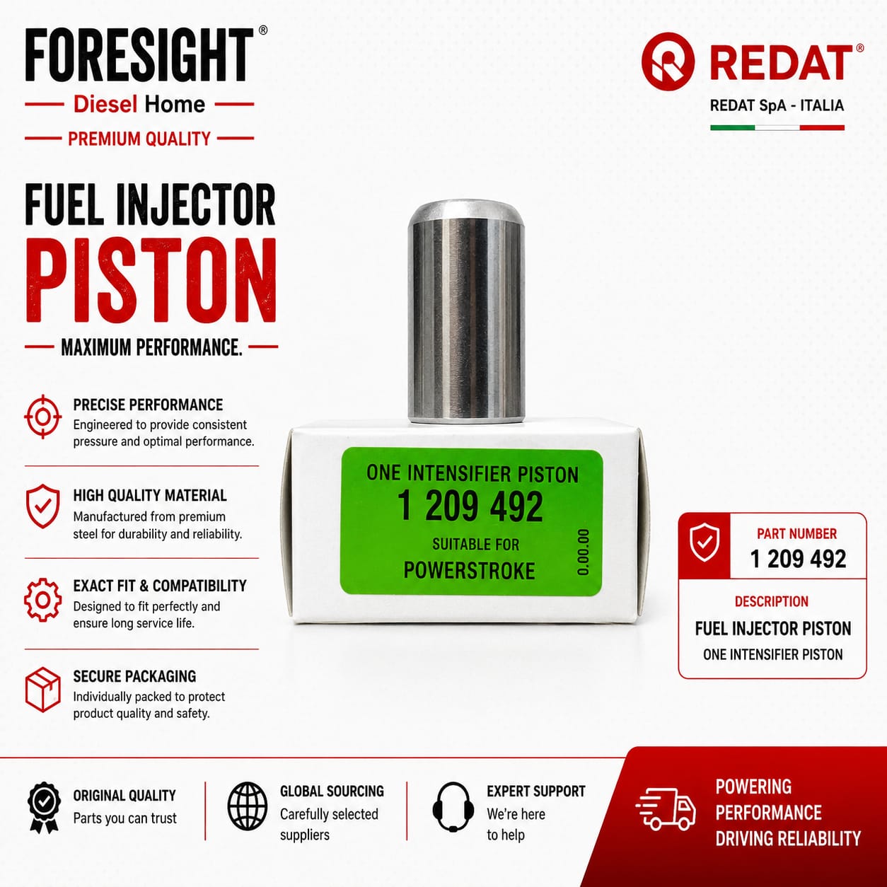 Injector Piston 1300 – REDAT